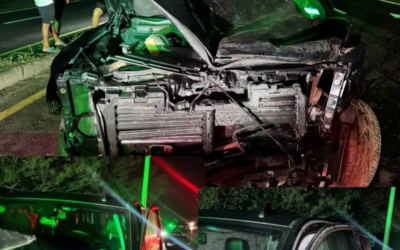 JUGADORES DEL NACIONAL DE SONSONATE SUFRIERON APARATOSO ACCIDENTE