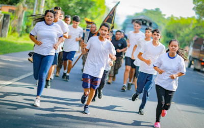 LA ANTORCHA CENTROAMERICANA LLEGARÁ A CHALATENANGO PARA SER ENTREGADA A HONDURAS